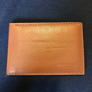 Coach bifold card case